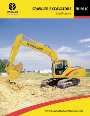 Rupsgraafmachines New Holland EH160 LC