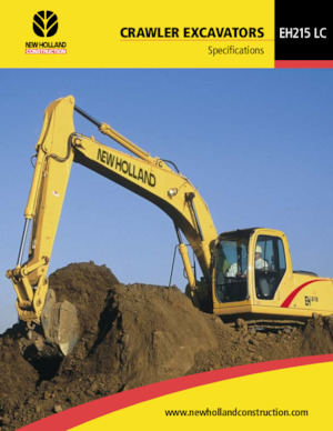 Rupsgraafmachines New Holland EH215 LC