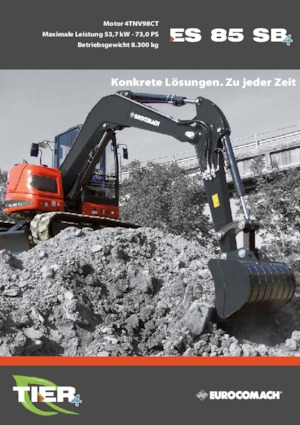Rupsgraafmachines Eurocomach ES 85 SB 4