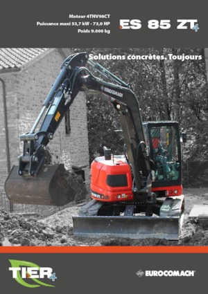 Rupsgraafmachines Eurocomach ES 85 ZT 4