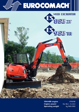 Rupsgraafmachines Eurocomach ES 850 ZT