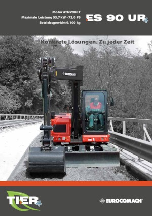 Rupsgraafmachines Eurocomach ES 90 UR 4