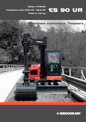 Rupsgraafmachines Eurocomach ES 90 UR