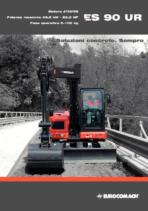 Rupsgraafmachines Eurocomach ES 90 UR