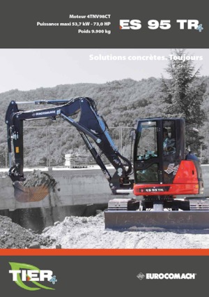 Rupsgraafmachines Eurocomach ES 95 TR 4