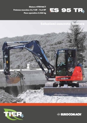 Rupsgraafmachines Eurocomach ES 95 TR 4