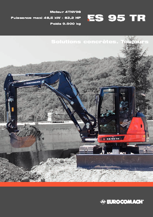 Rupsgraafmachines Eurocomach ES 95 TR