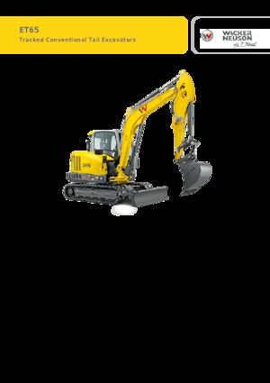 Rupsgraafmachines Wacker Neuson ET65