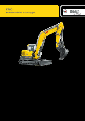 Rupsgraafmachines Wacker Neuson ET90