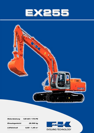 Rupsgraafmachines Fiat Kobelco EX 255 ELM