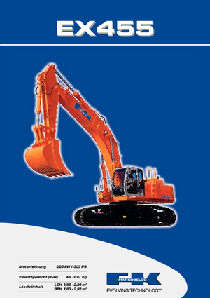 Rupsgraafmachines Fiat Kobelco EX 455 LCH