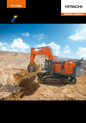 Rupsgraafmachines Hitachi EX1200-7 LD