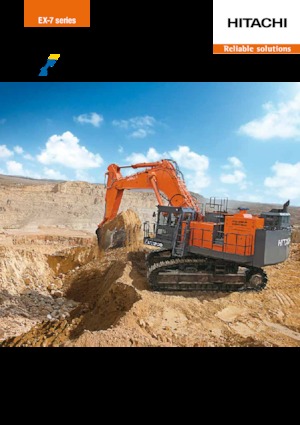Rupsgraafmachines Hitachi EX1200-7 LD