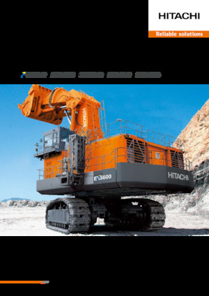 Rupsgraafmachines Hitachi EX2600E-6