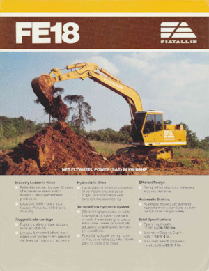 Rupsgraafmachines Fiatallis FE18
