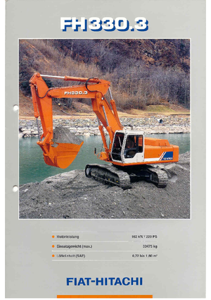 Rupsgraafmachines Fiat-Hitachi FH 330.3 BEH
