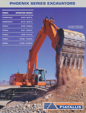 Rupsgraafmachines Fiatallis FX140LC