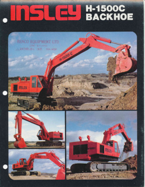 Rupsgraafmachines Insley H-1500C