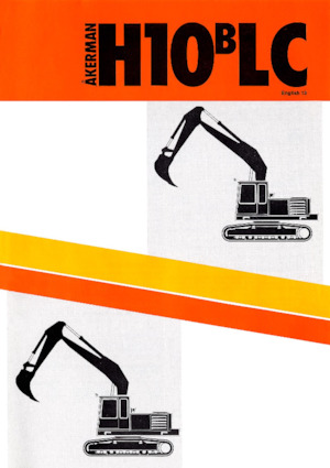 Rupsgraafmachines Akerman-Volvo H10BLC