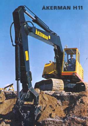 Rupsgraafmachines Akerman-Volvo H11