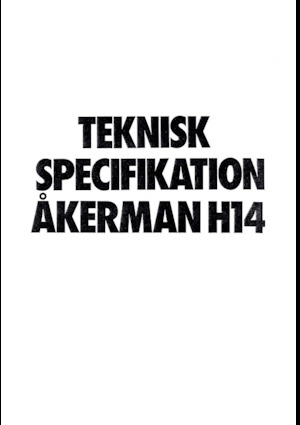 Rupsgraafmachines Akerman-Volvo H14