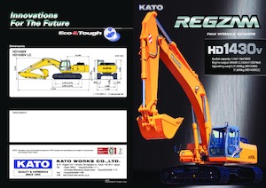 Rupsgraafmachines Kato HD1430V