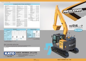 Rupsgraafmachines Kato HD514MR-7