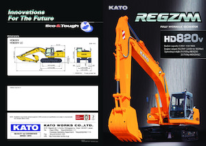 Rupsgraafmachines Kato HD820V