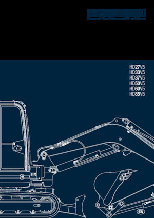 Rupsgraafmachines Kato Imer HD85V5