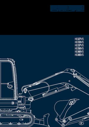 Rupsgraafmachines Kato Imer HD85V5