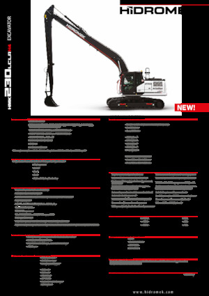 Rupsgraafmachines Hidromek HMK 230 LC LR 