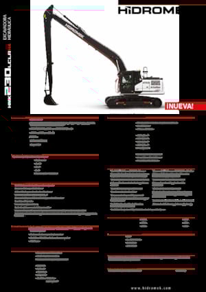 Rupsgraafmachines Hidromek HMK 230 LC LR 