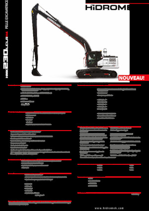 Rupsgraafmachines Hidromek HMK 230 LC LR 