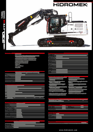 Rupsgraafmachines Hidromek HMK 230 LC TX 