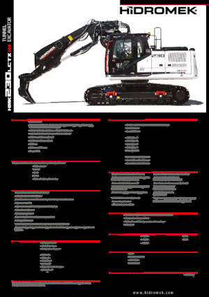 Rupsgraafmachines Hidromek HMK 230 LC TX 