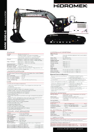 Rupsgraafmachines Hidromek HMK 300 LC PLUS
