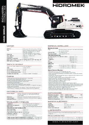 Rupsgraafmachines Hidromek HMK 300 LC PLUS