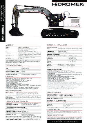 Rupsgraafmachines Hidromek HMK 300 LC PLUS