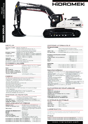 Rupsgraafmachines Hidromek HMK 300 LC PLUS