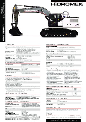 Rupsgraafmachines Hidromek HMK 300 LC PLUS