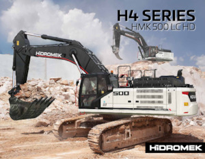 Rupsgraafmachines Hidromek HMK 500 LC HD