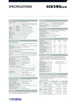 Rupsgraafmachines Hyundai HX145LCR