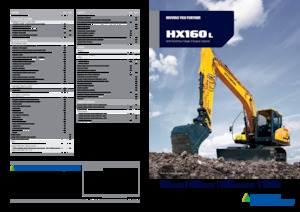 Rupsgraafmachines Hyundai HX160LD