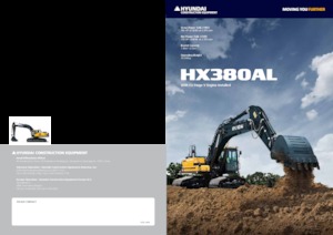 Rupsgraafmachines Hyundai HX380ANL