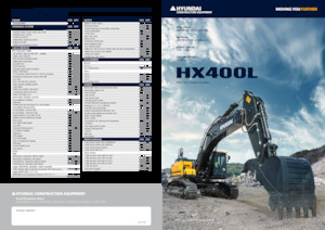 Rupsgraafmachines Hyundai HX400L