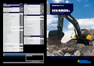 Rupsgraafmachines Hyundai HX480SL