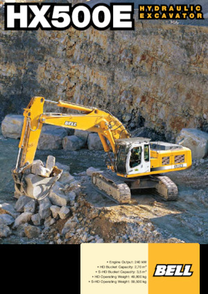 Rupsgraafmachines Bell HX500E