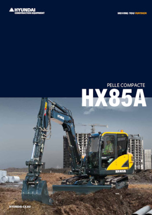 Rupsgraafmachines Hyundai HX85A