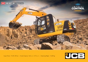 Rupsgraafmachines JCB NXT 140