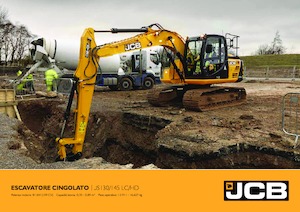 Rupsgraafmachines JCB JS130 LC